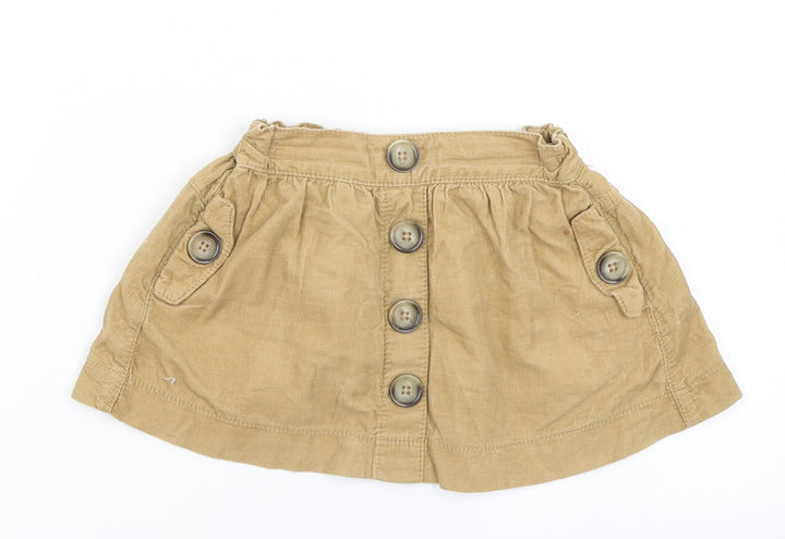 NEXT Girls Brown Corduroy A-Line Skirt Size 12-18 Months