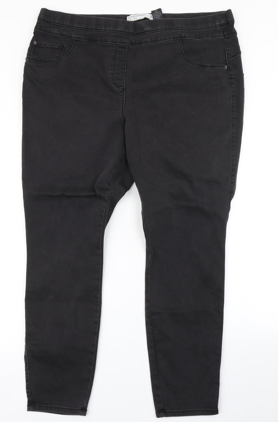 NEXT Womens Black  Denim Jegging Jeans Size 22 L27 in