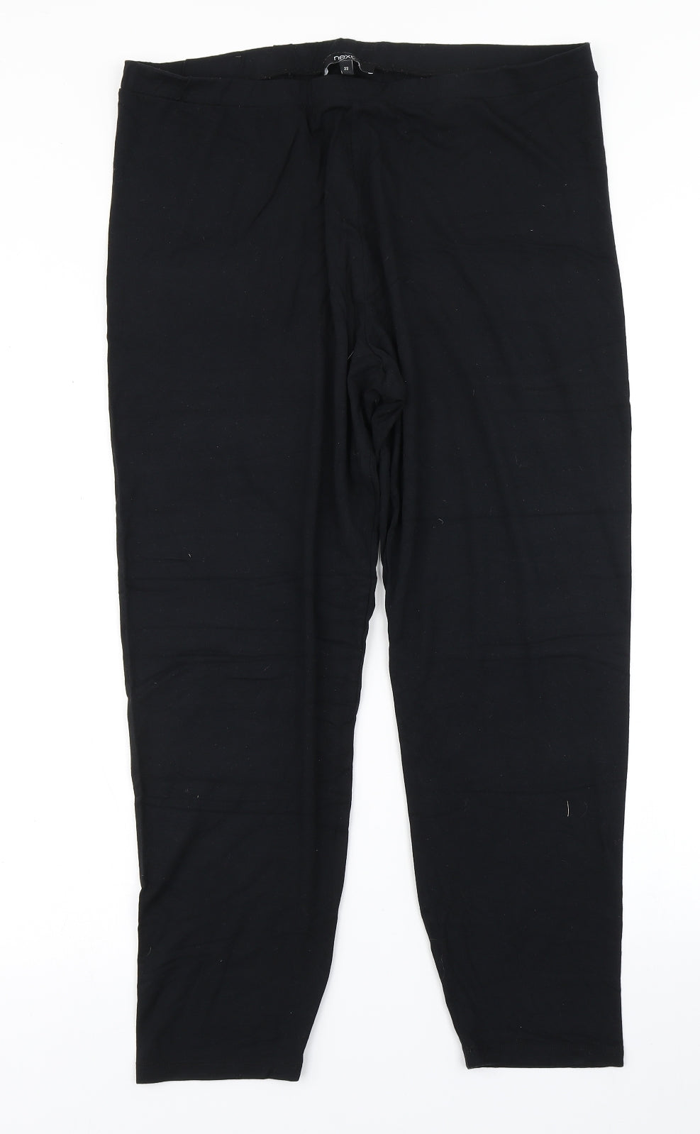 NEXT Womens Black   Capri Leggings Size 22 L23 in