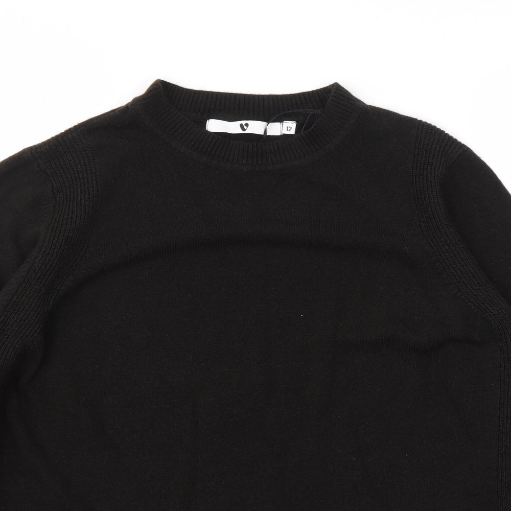 Very Womens Black   Pullover Jumper Size 12