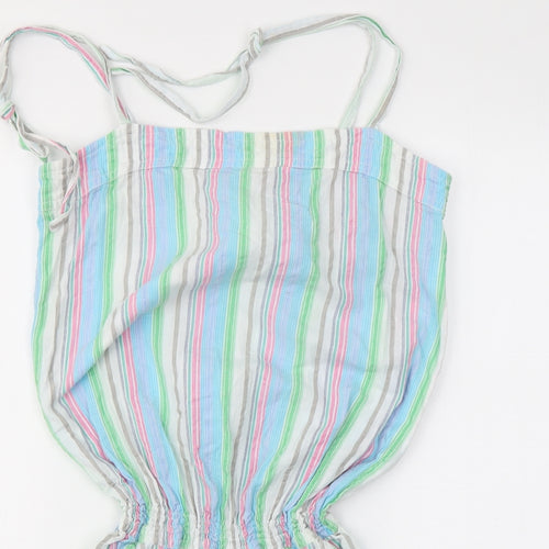 Papaya Womens Multicoloured Striped  Jumpsuit One-Piece Size 12