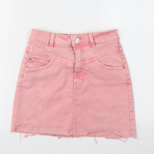 BERSHKA  Womens Pink   A-Line Skirt Size 26 in