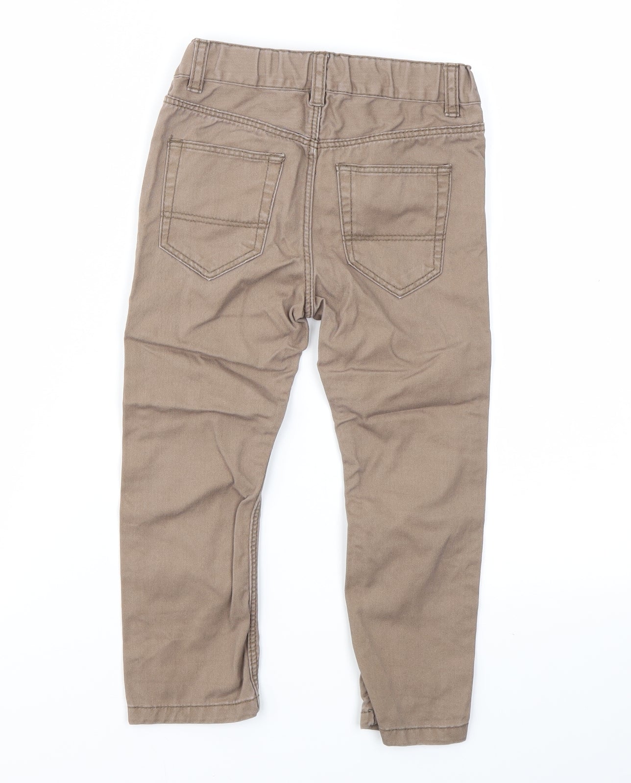 H&M Boys Brown   Straight Jeans Size 2-3 Years