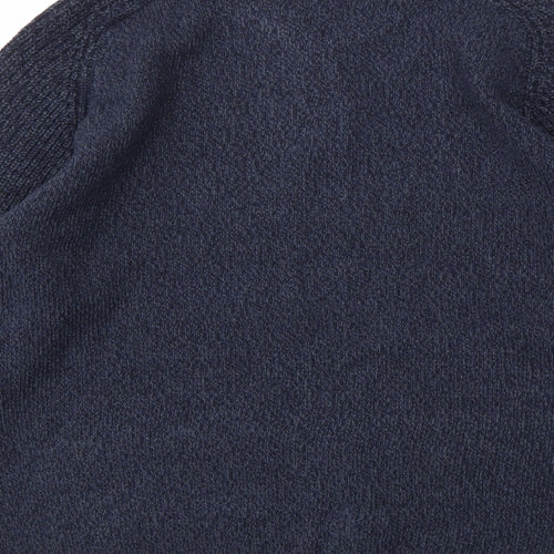 George Mens Blue   Full Zip Hoodie Size L