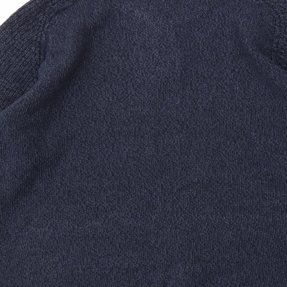 George Mens Blue   Full Zip Hoodie Size L