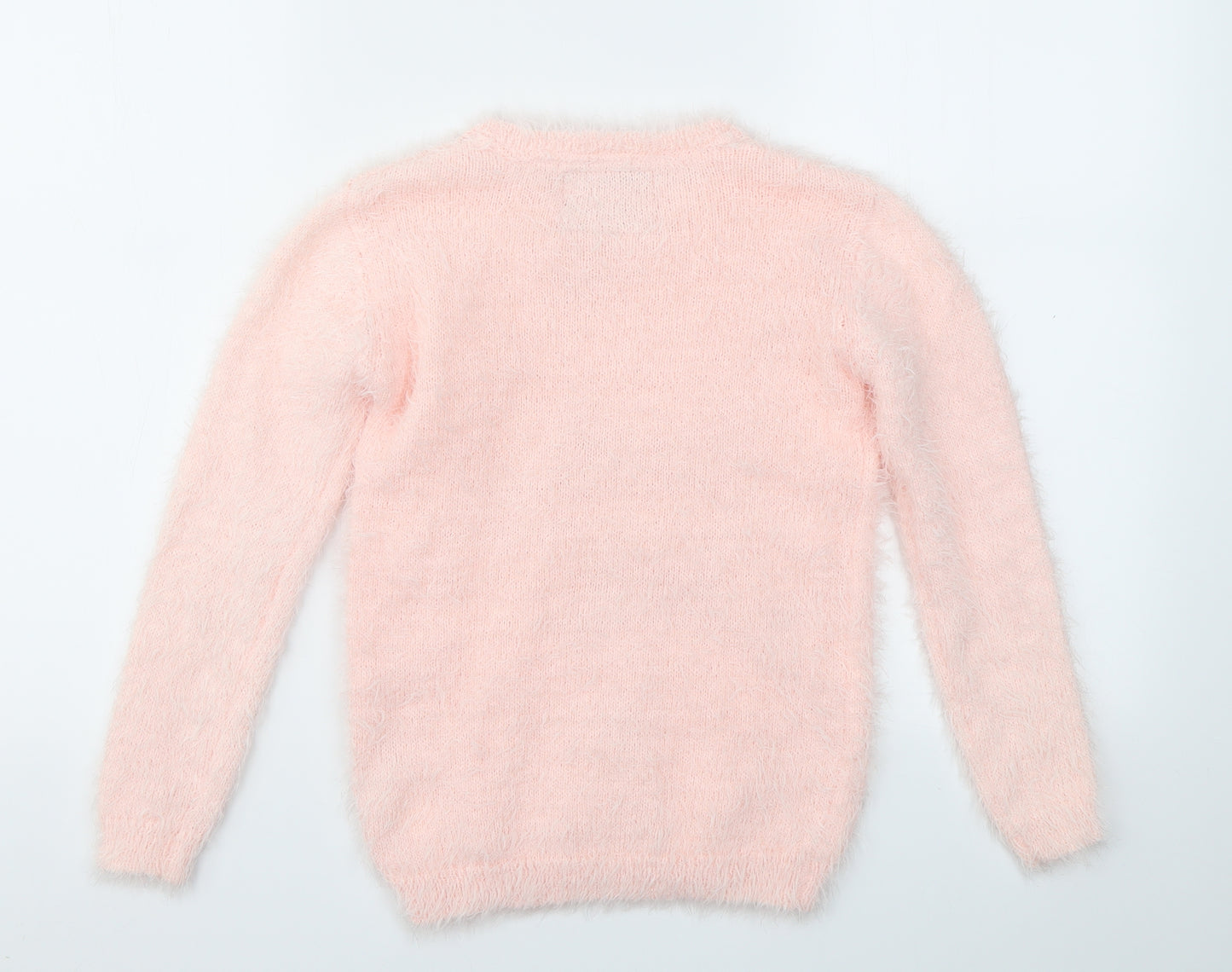 PRIMARK  Girls Pink   Pullover Jumper Size 7-8 Years