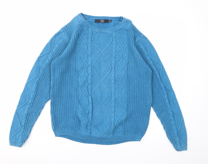 ISLE  Womens Blue   Pullover Jumper Size M