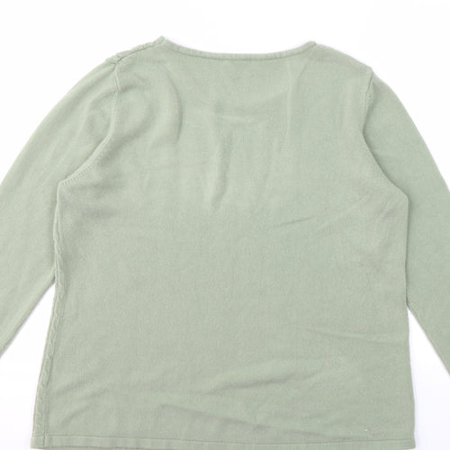 ANNA ROSE  Womens Green   Pullover Jumper Size 2XL