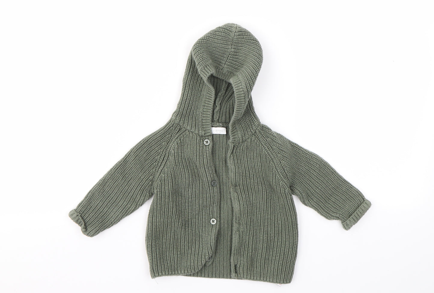 NEXT  Boys Green   Basic Jacket Coatigan Size 3-6 Months