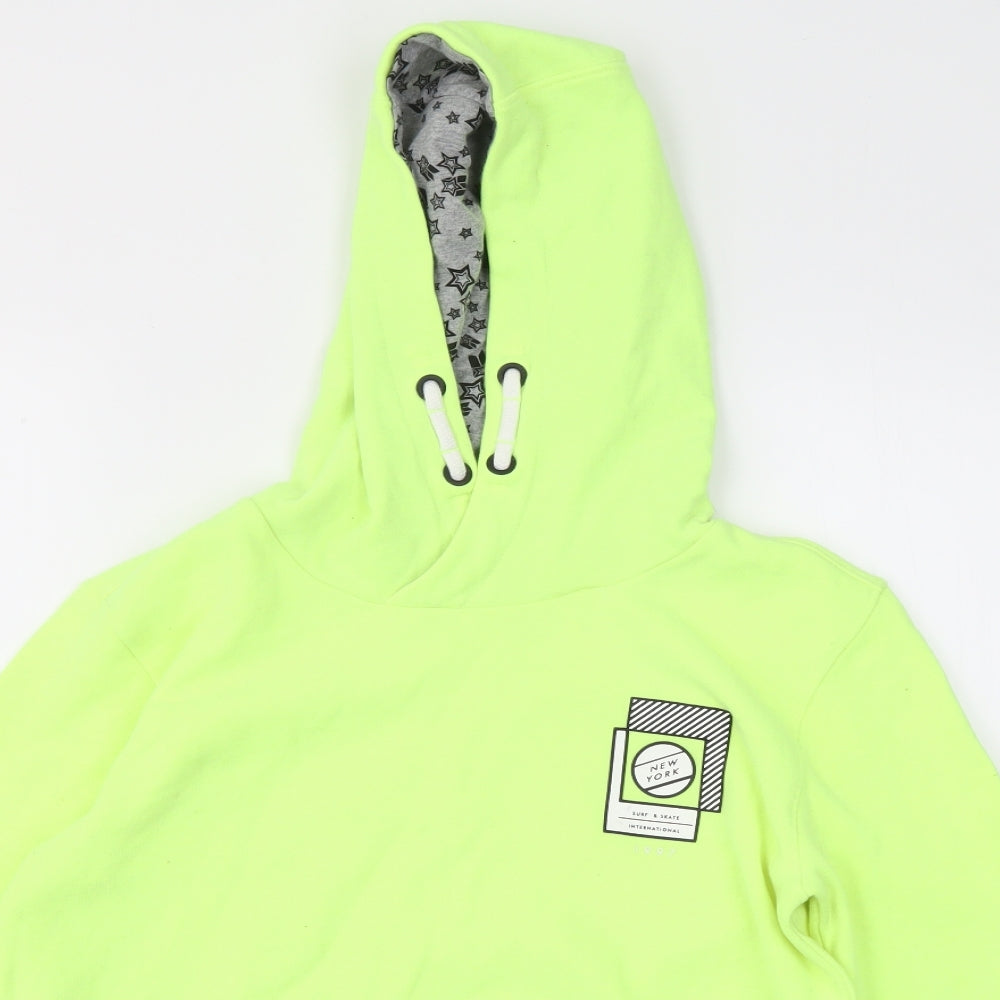 NUTMEG  Boys Yellow   Pullover Hoodie Size 13-14 Years