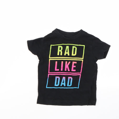 NEXT  Baby Black Geometric  Basic T-Shirt Size 6-9 Months