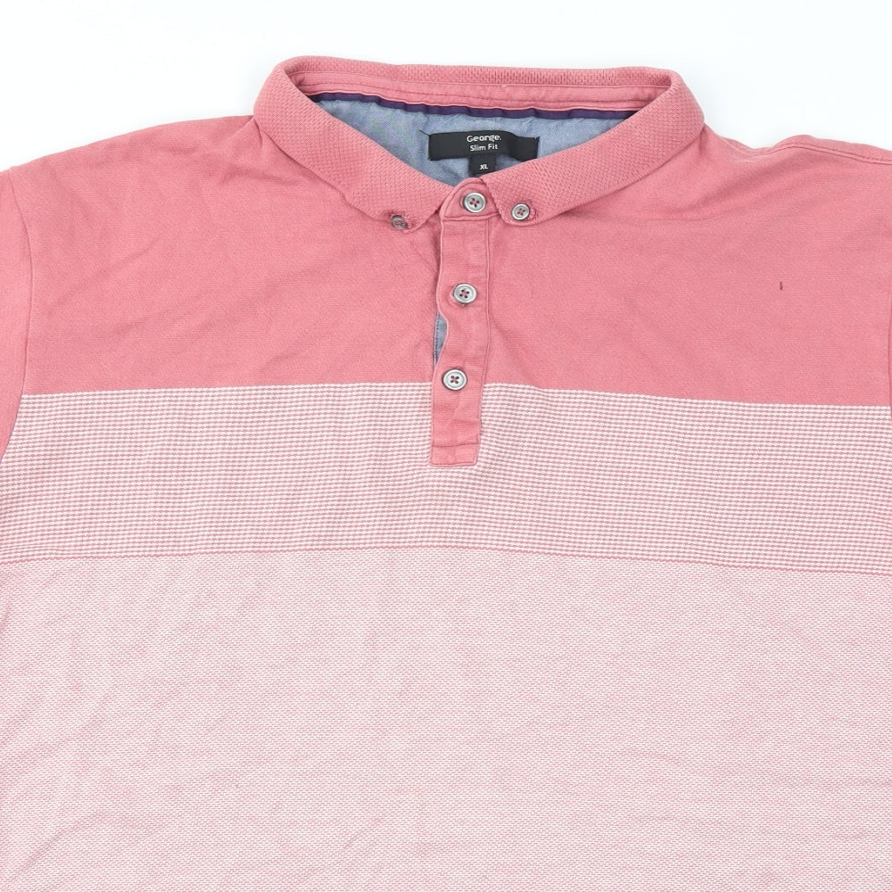George Mens Red    T-Shirt Size XL