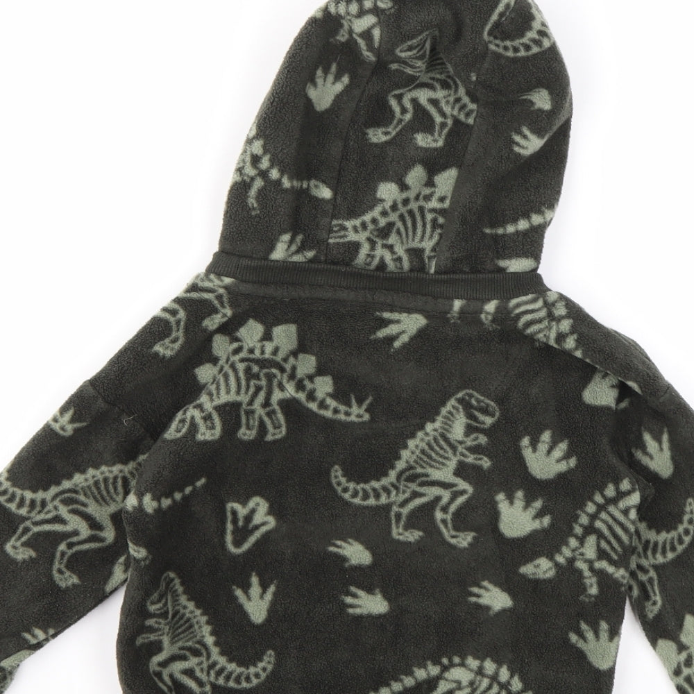 F&F Boys Green Camouflage  Pullover Jumper Size 18-24 Months