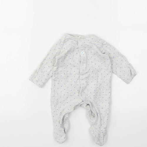 M Baby Grey Geometric  Babygrow One-Piece Size 0-3 Months