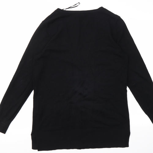 Papaya Womens Black   Cardigan Jumper Size 16