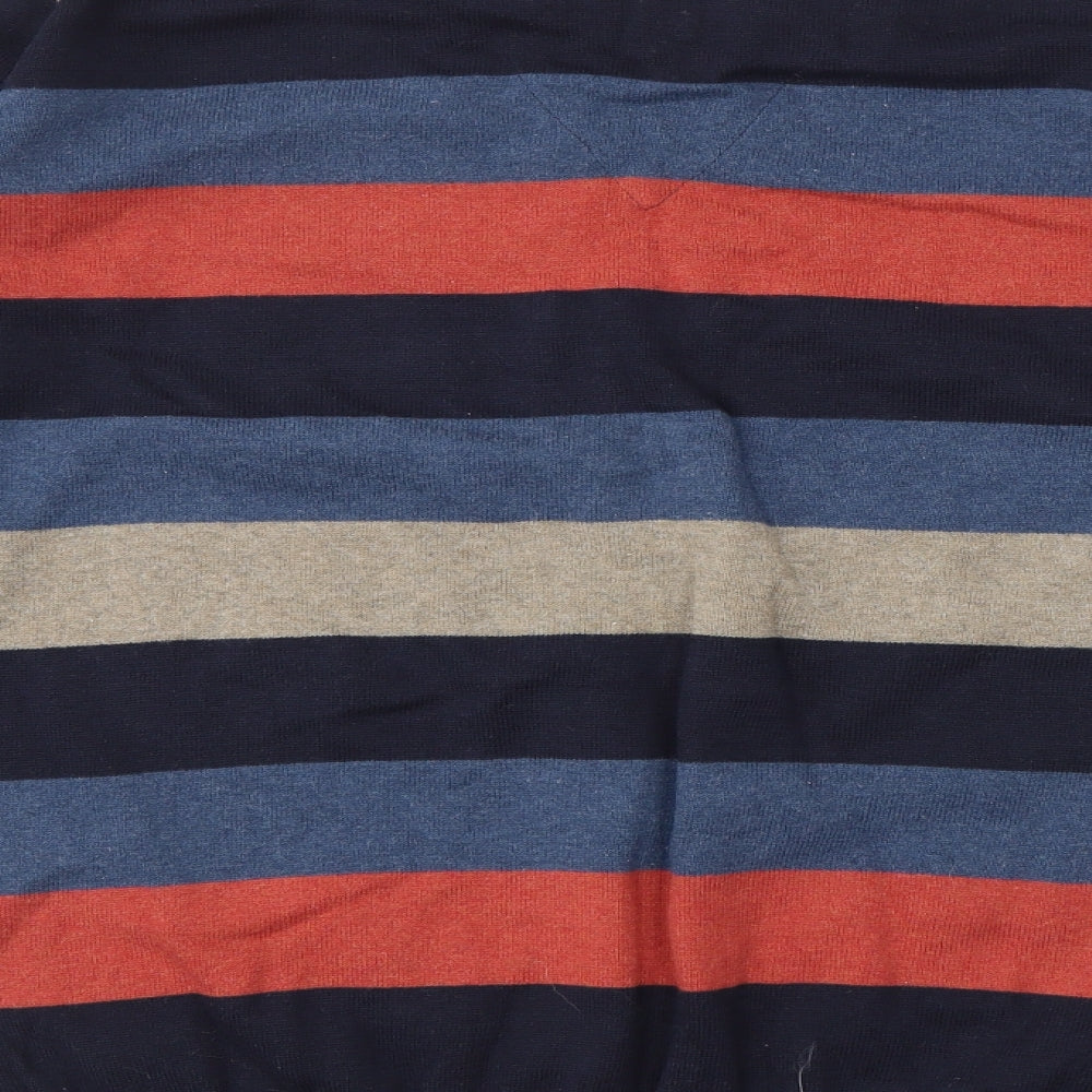 SAND STONE  Mens Multicoloured Striped  Pullover Sweatshirt Size M