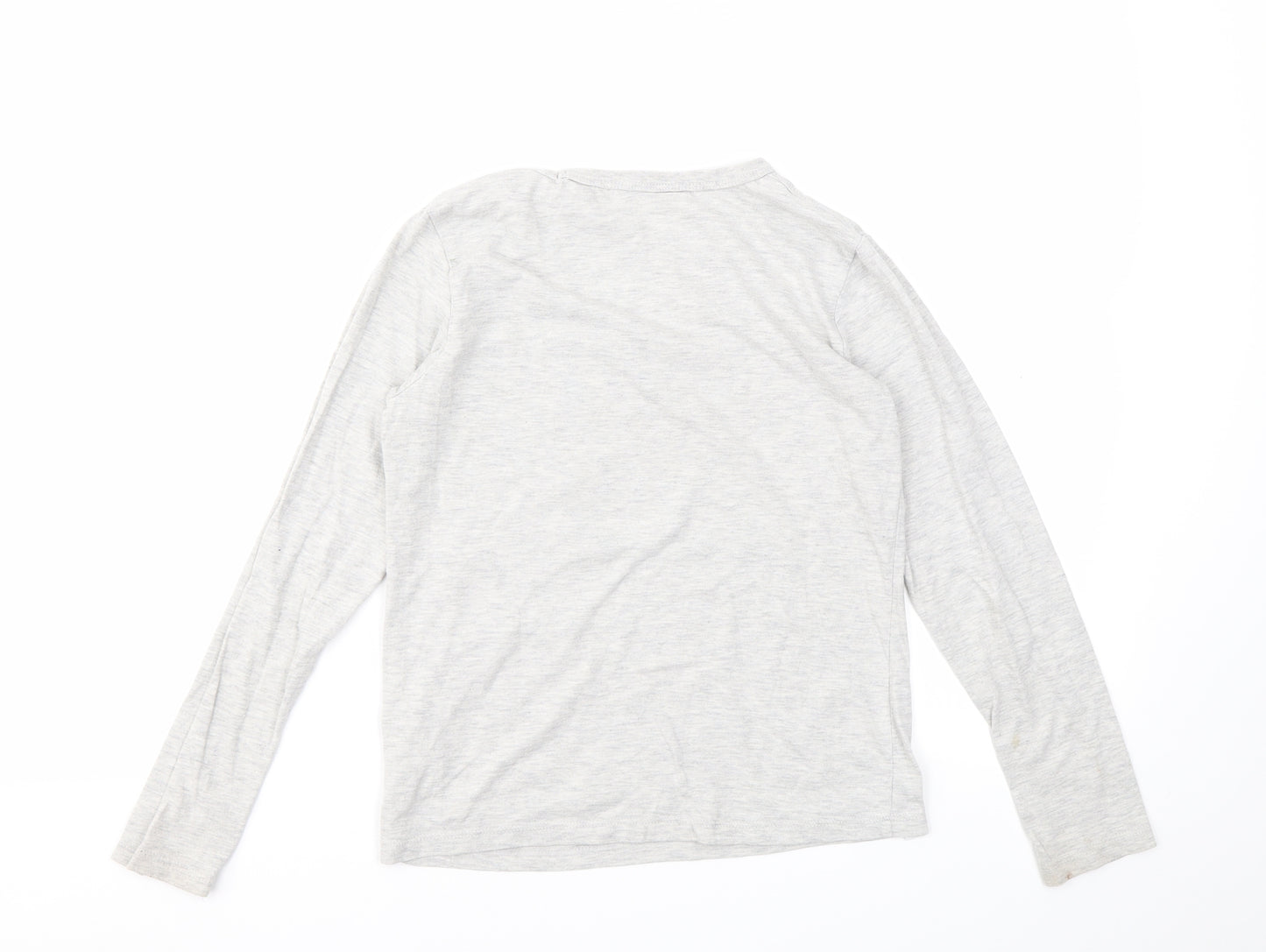 H&M Boys Grey Geometric  Basic T-Shirt Size 9 Years