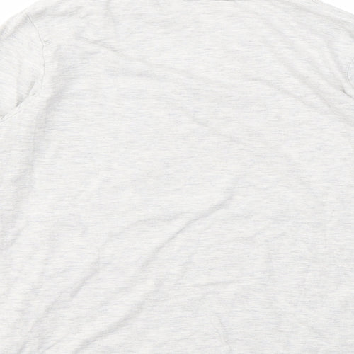 H&M Boys Grey Geometric  Basic T-Shirt Size 9 Years