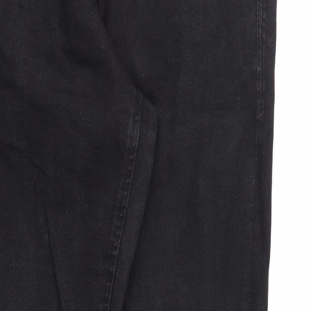 DENIM & CO  Womens Black   Straight Jeans Size 14 L29 in