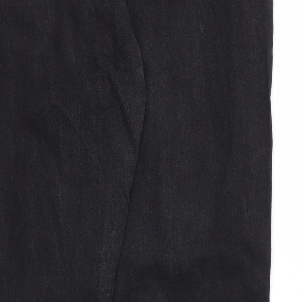 DENIM & CO  Womens Black   Straight Jeans Size 14 L29 in