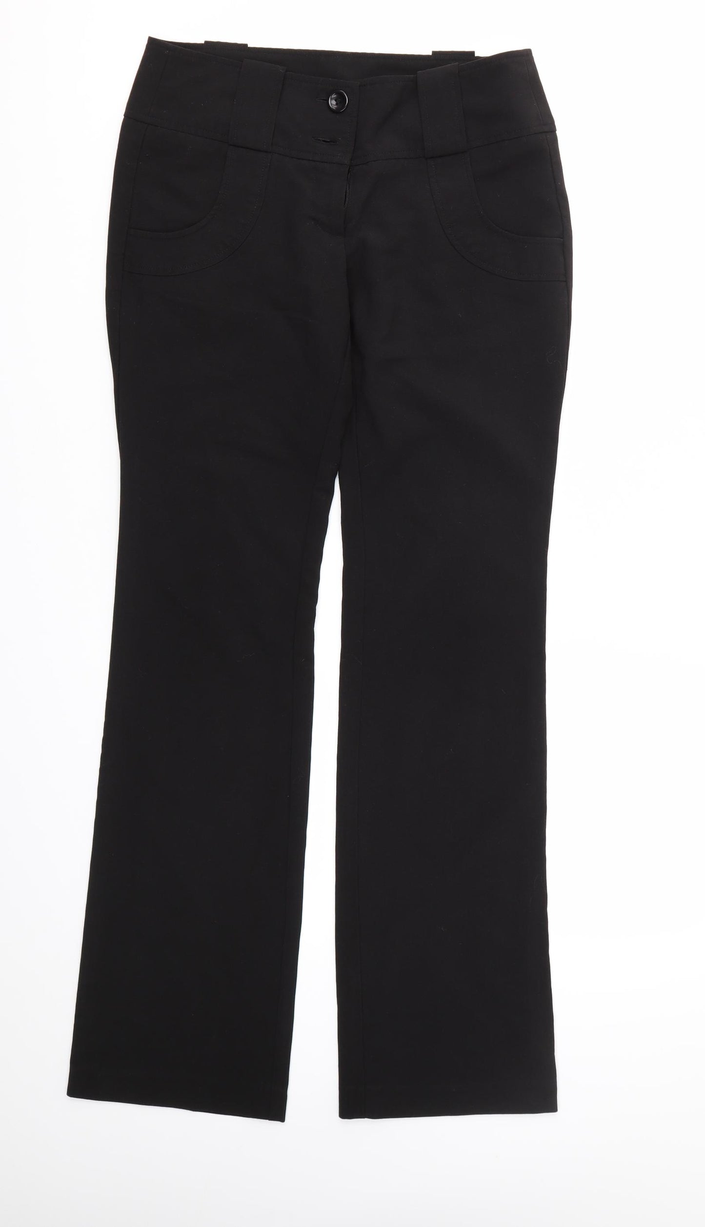 Miss Selfridge Womens Black   Trousers  Size 8 L31 in
