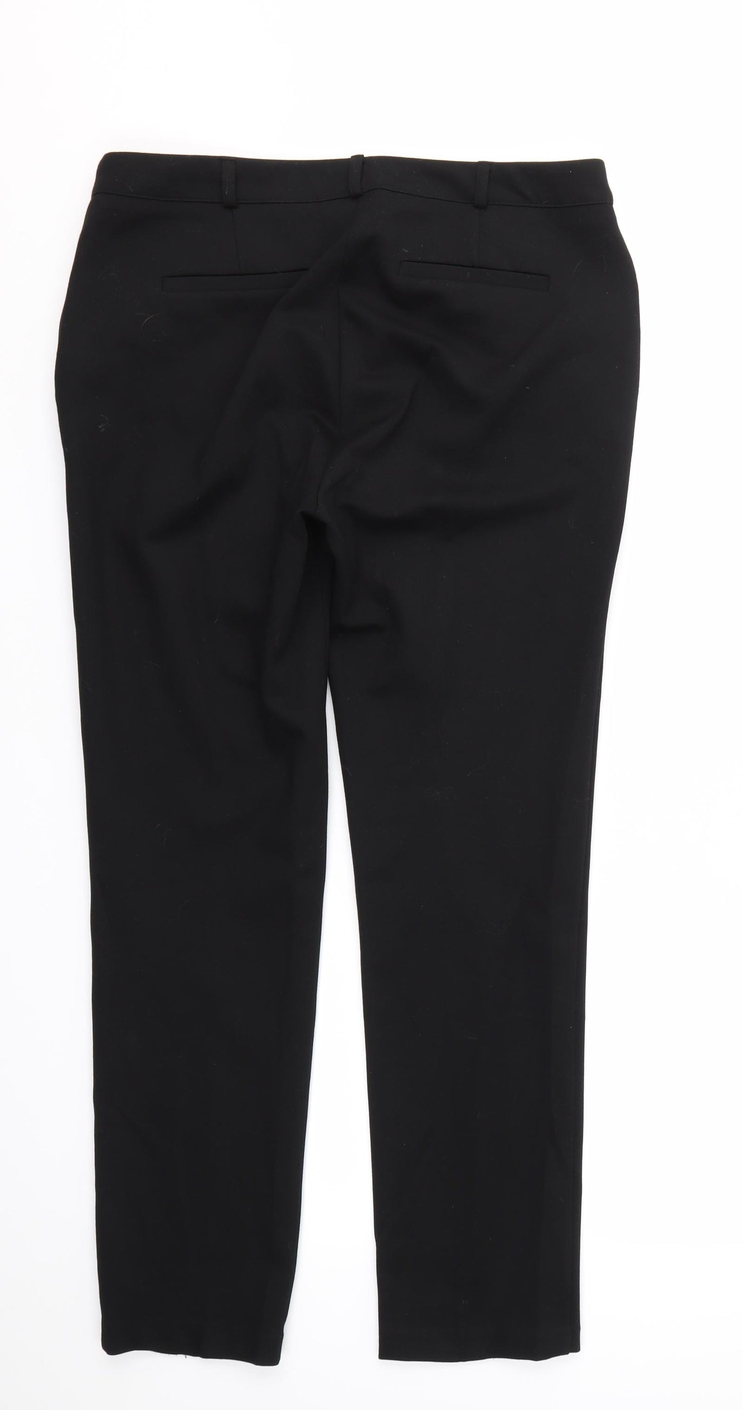 NUTMEG  Womens Black   Trousers  Size 12 L28 in