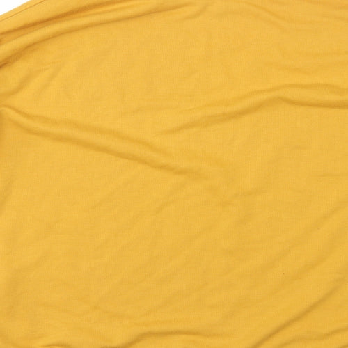 New Look Womens Yellow   Pullover Sweatshirt Size 8