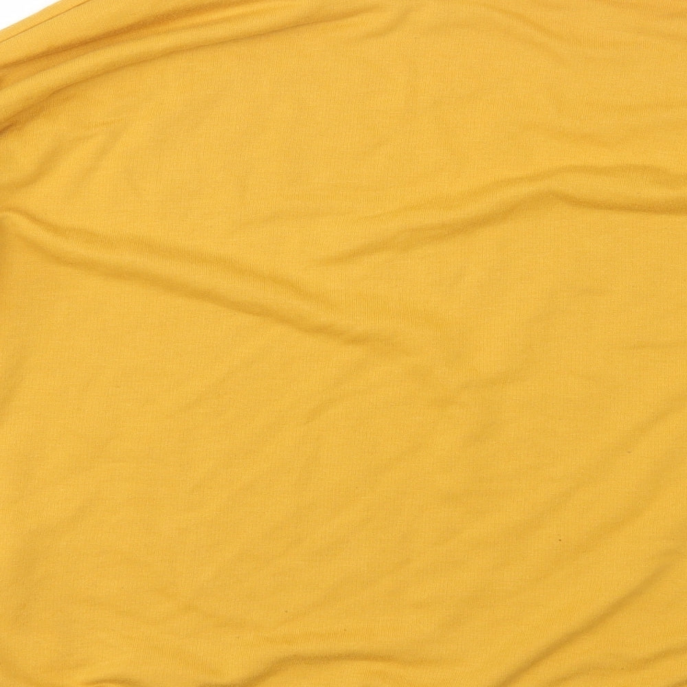 New Look Womens Yellow   Pullover Sweatshirt Size 8