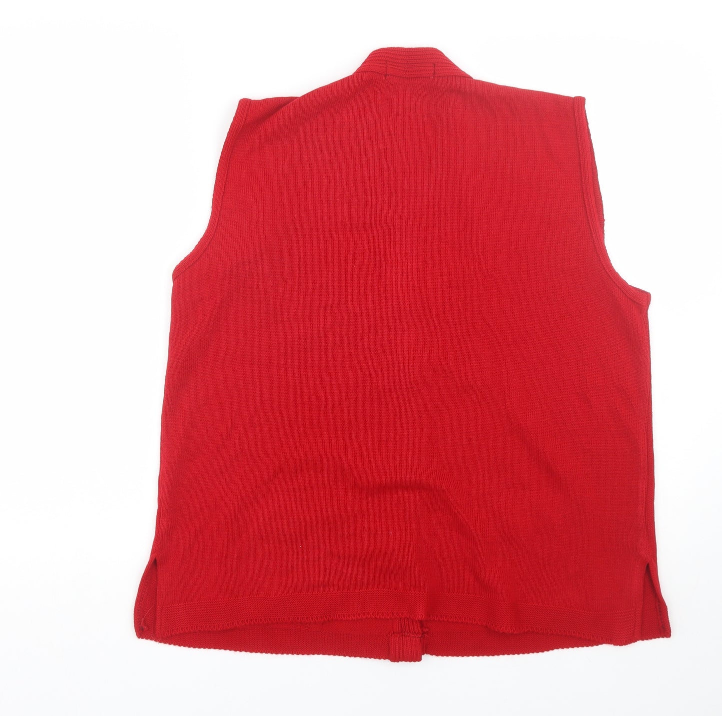 Pure & Natural Womens Red   Cardigan Jumper Size XL