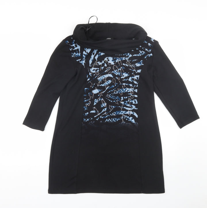 Klass Womens Black Pullover Jumper Size M