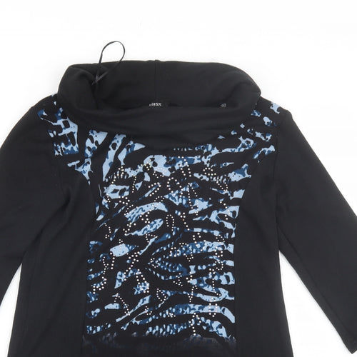 Klass Womens Black   Pullover Jumper Size M