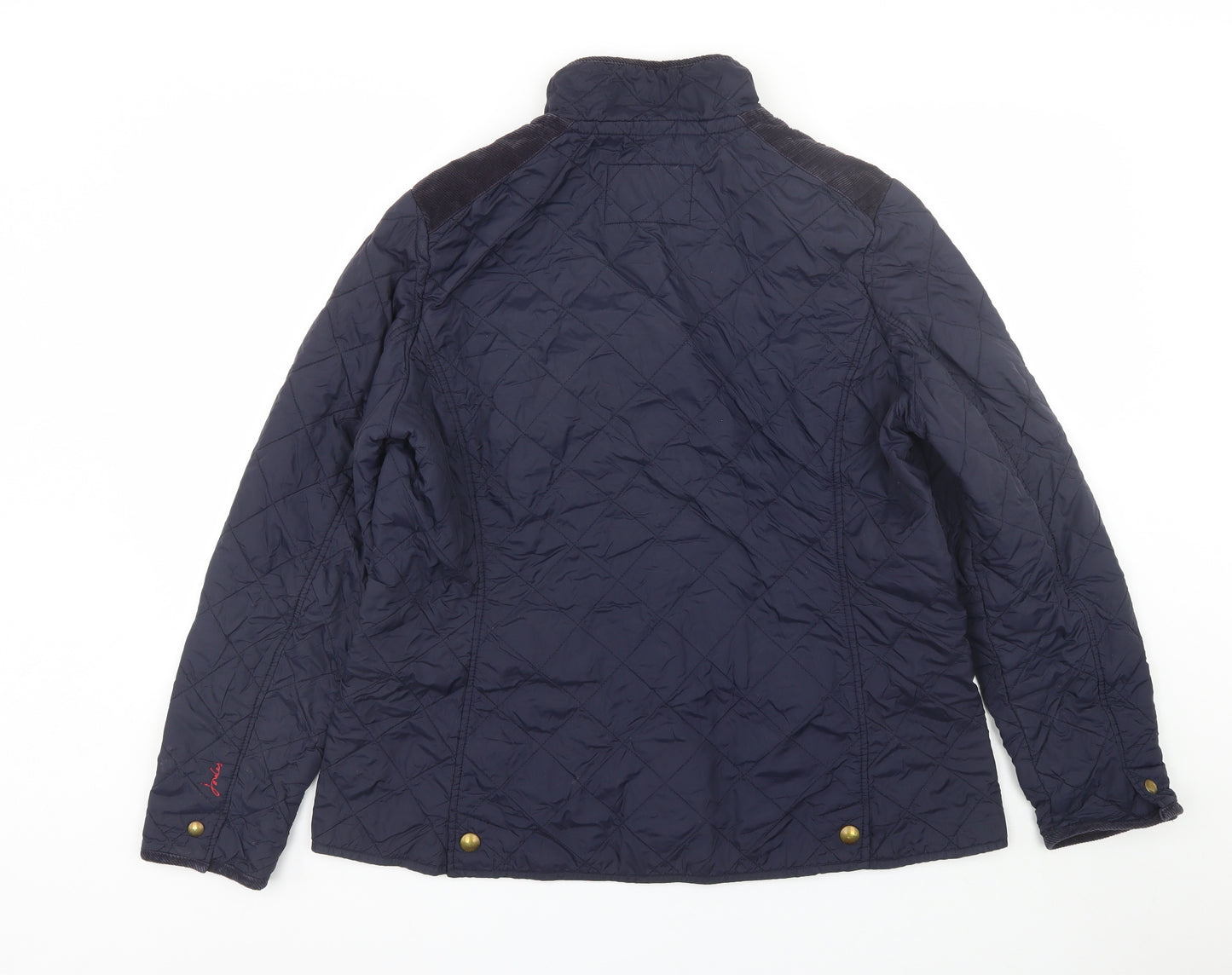 Joules Womens Blue   Quilted Coat Size 18