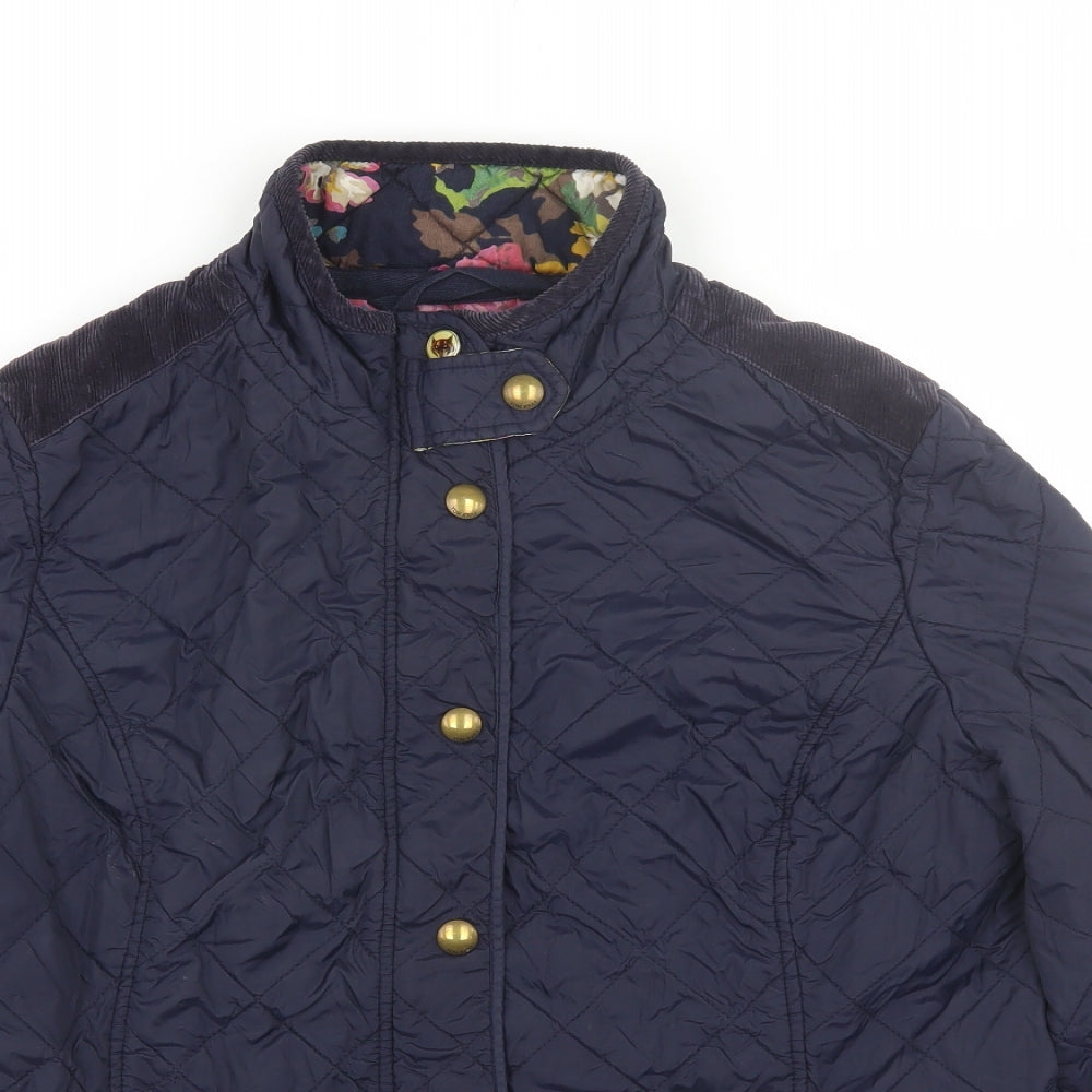 Joules Womens Blue   Quilted Coat Size 18