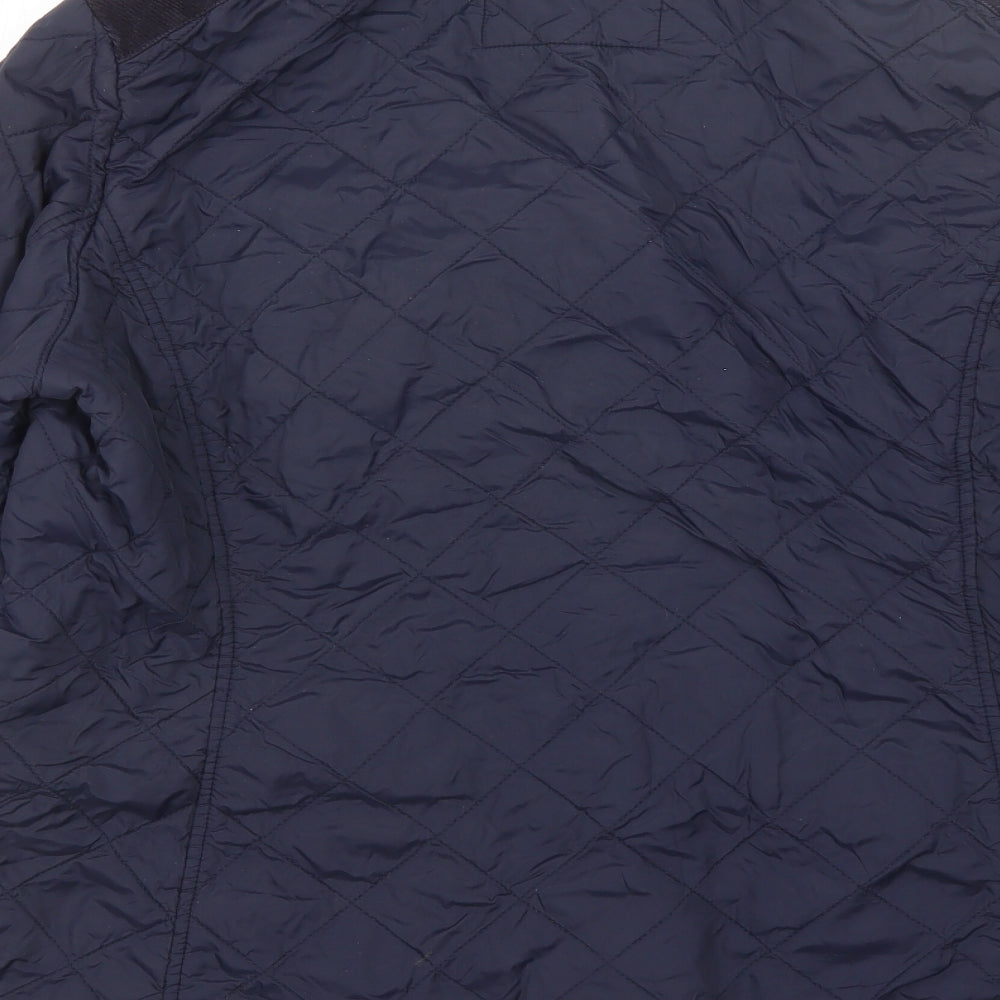 Joules Womens Blue   Quilted Coat Size 18