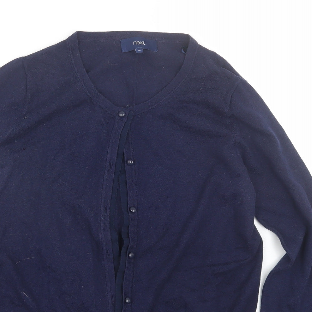 NEXT Womens Blue   Cardigan Jumper Size 10