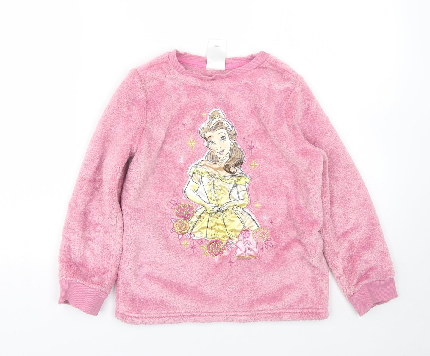 Disney Girls Pink  Fleece Top Pyjama Top Size 7-8 Years  - Disney Princess