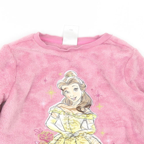 Disney Girls Pink  Fleece Top Pyjama Top Size 7-8 Years  - Disney Princess
