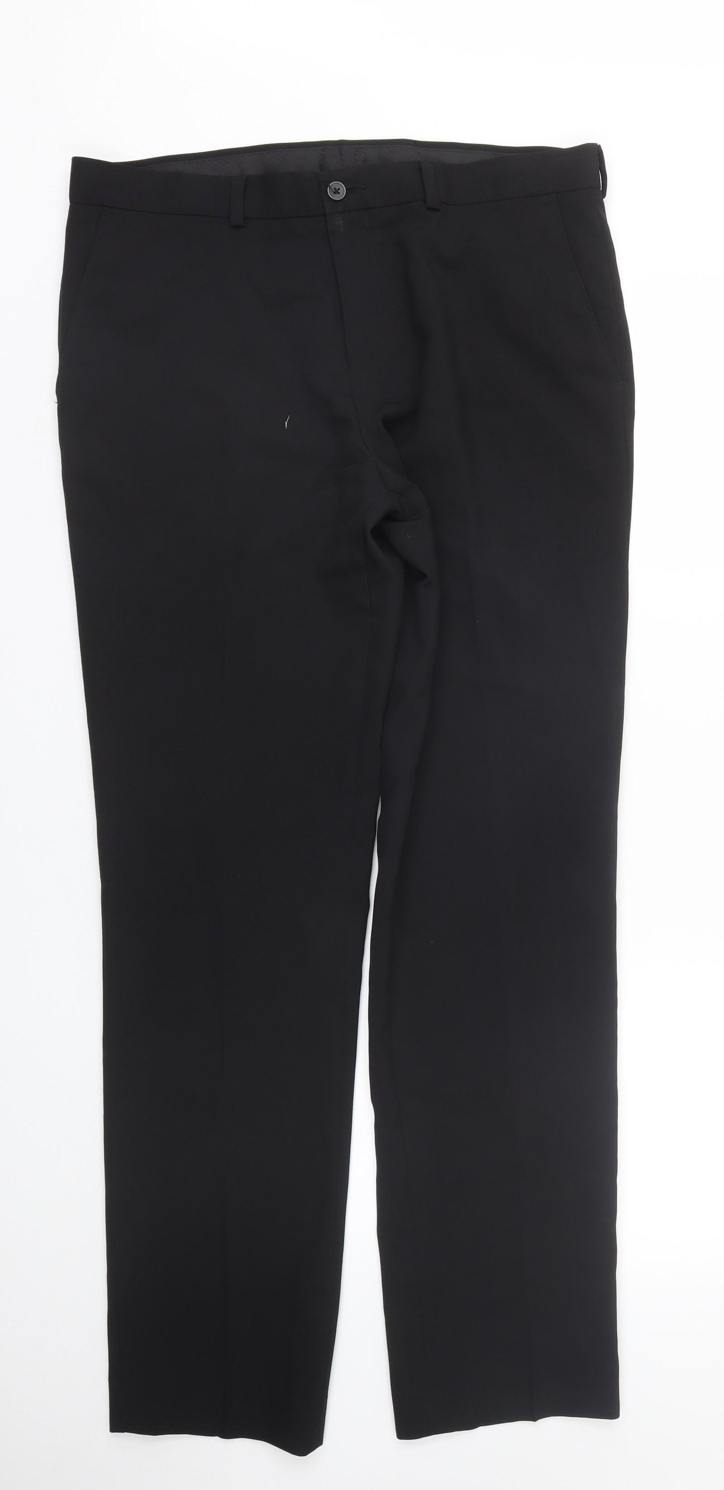 TU Mens Black   Trousers  Size 34 L32 in