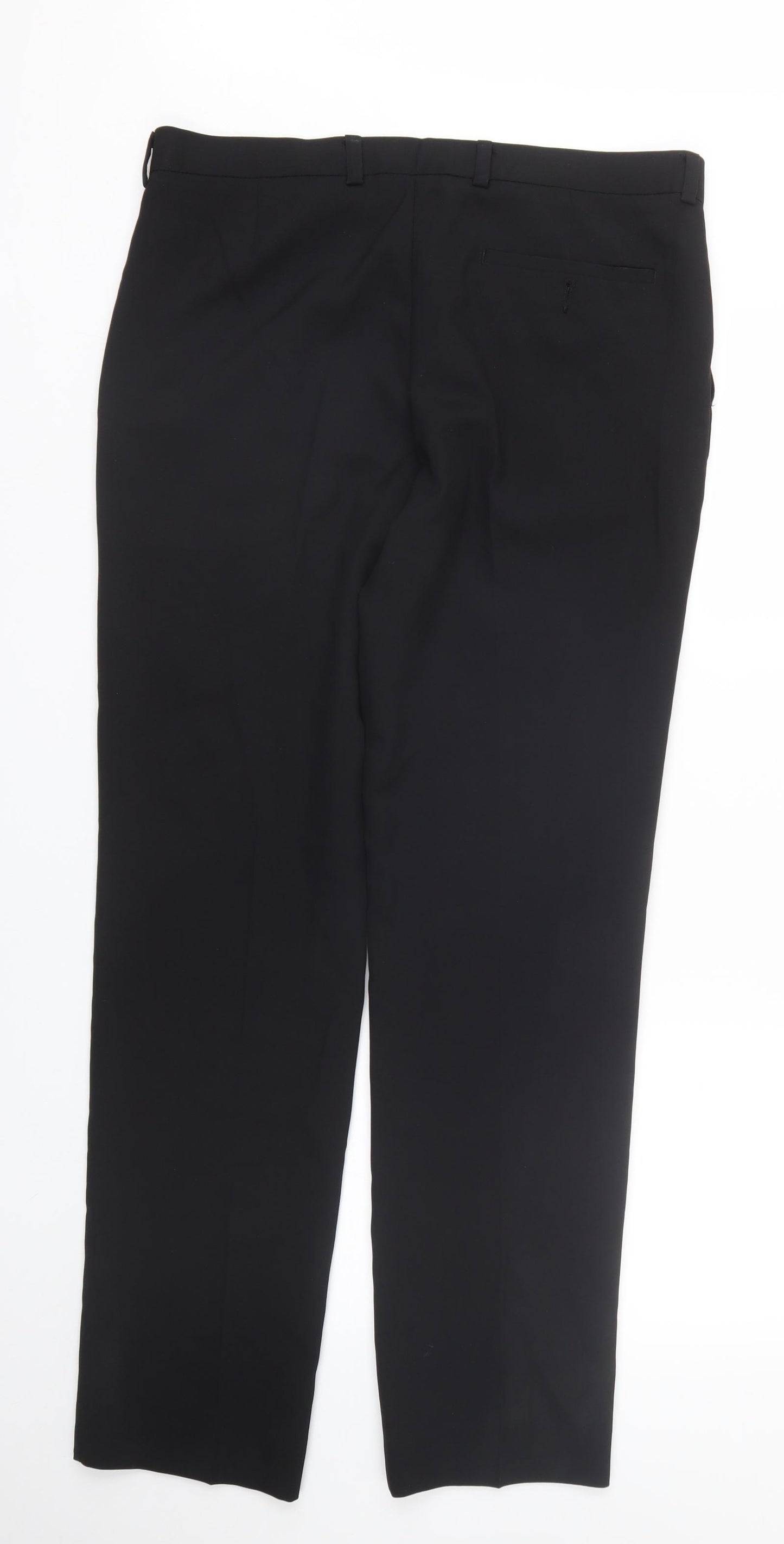 TU Mens Black   Trousers  Size 34 L32 in