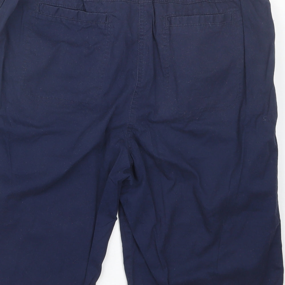 Cotton Traders Womens Blue   Bermuda Shorts Size 14