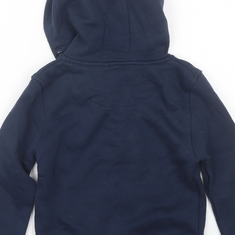 Primark Boys Blue   Full Zip Hoodie Size 5-6 Years