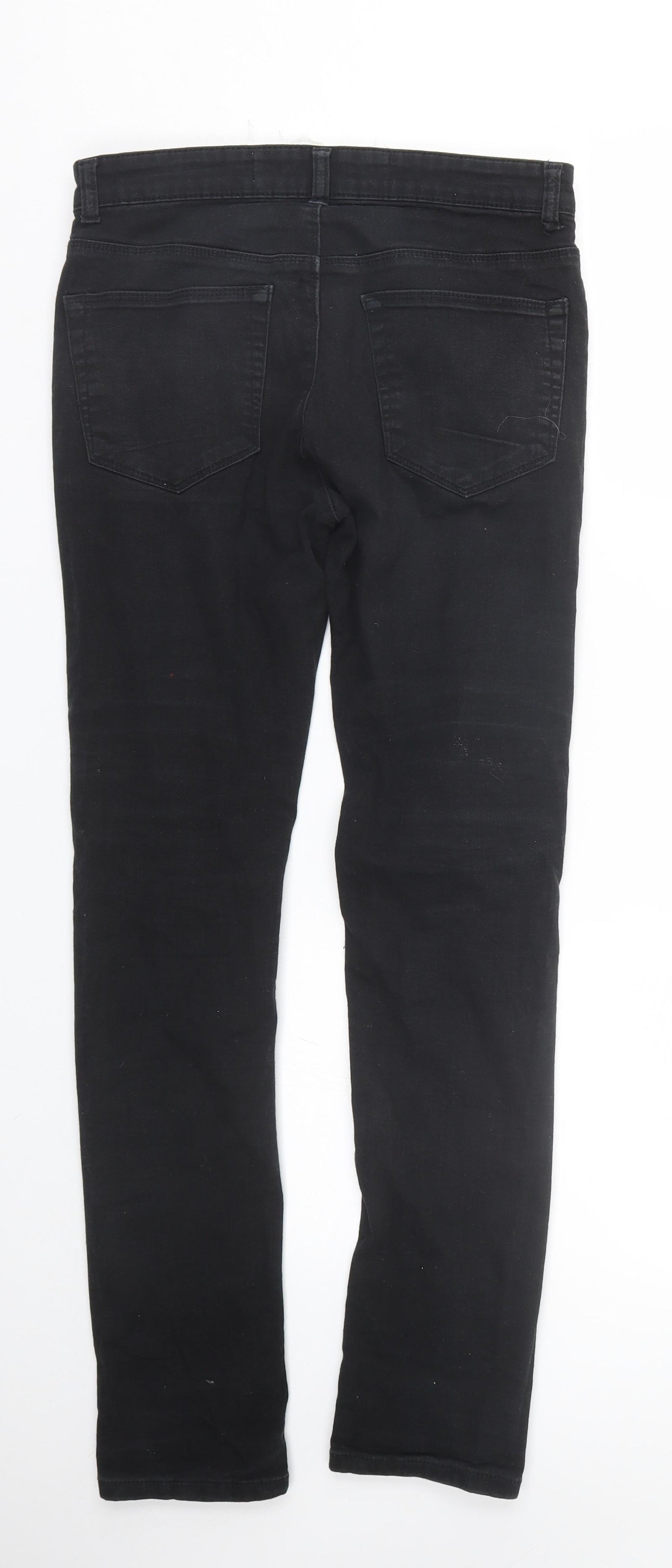 New Look Mens Black  Denim Skinny Jeans Size 30 L29 in