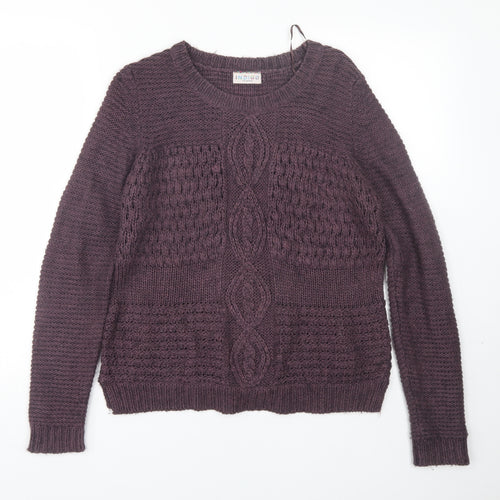 M&S Womens Purple   Pullover Jumper Size 10