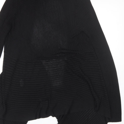 Purple Womens Black   Cardigan Jumper Size S