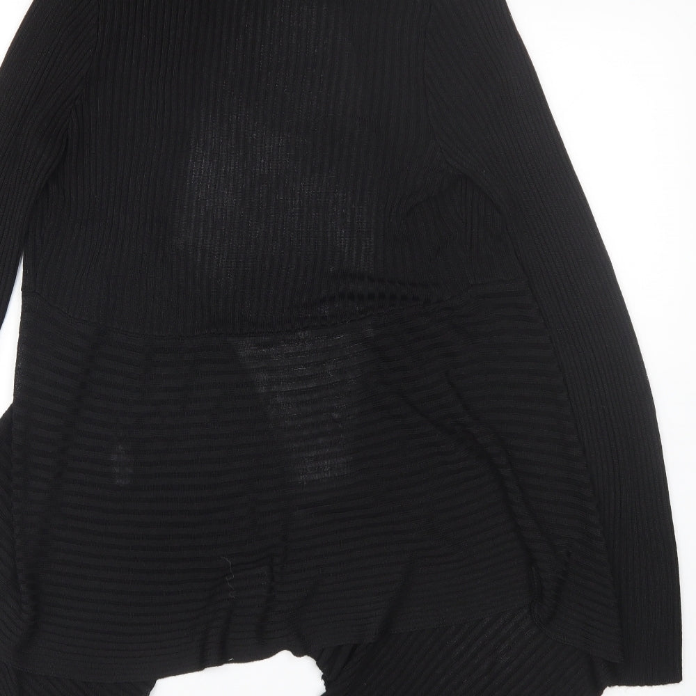 Purple Womens Black   Cardigan Jumper Size S