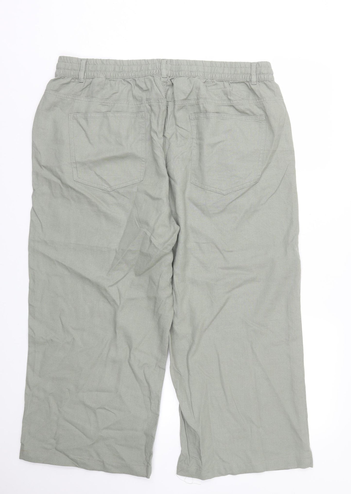 M&S Womens Green   Bermuda Shorts Size 20