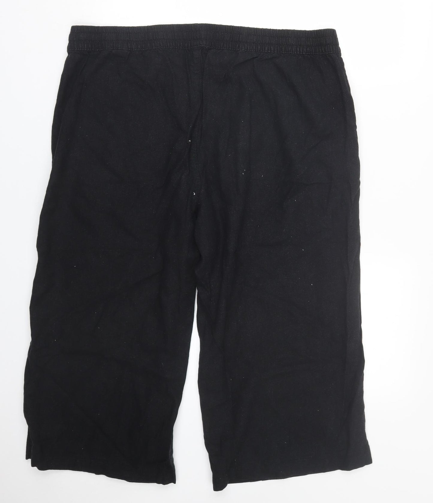 M&S Womens Black   Bermuda Shorts Size 20