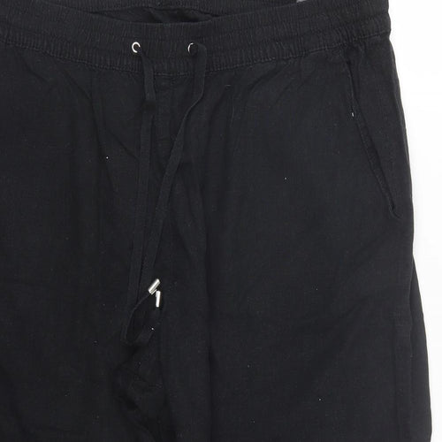M&S Womens Black   Bermuda Shorts Size 20