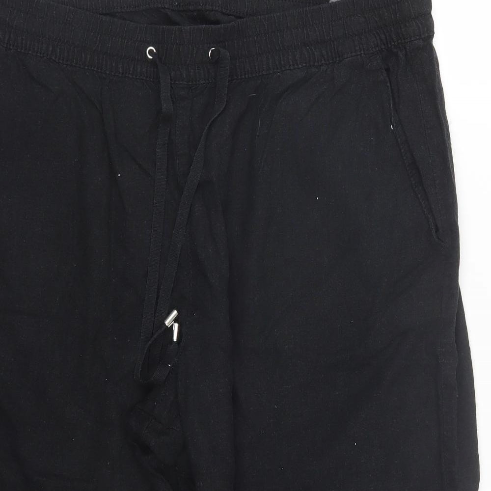 M&S Womens Black   Bermuda Shorts Size 20