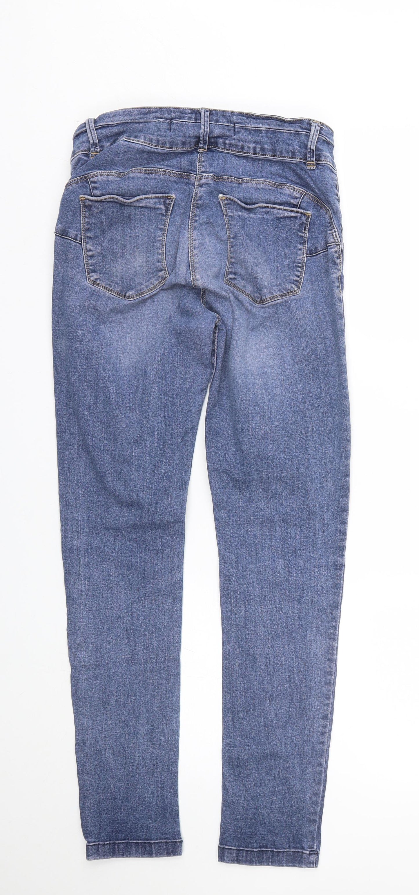 NEXT Womens Blue  Denim Skinny Jeans Size 10 L28 in